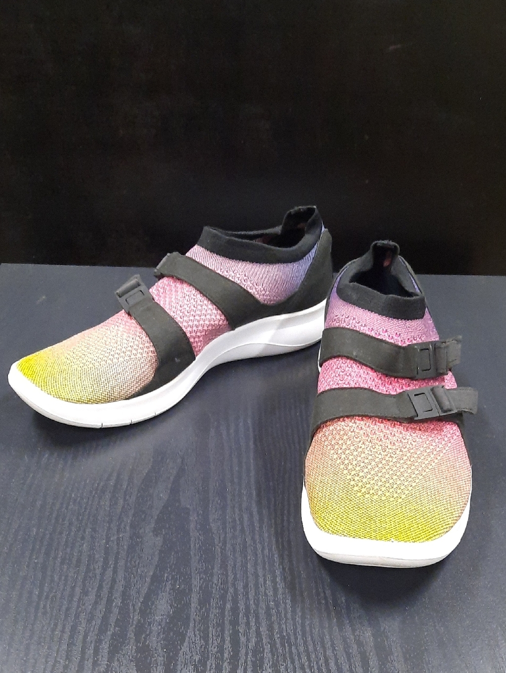 Nike Air Sock Racer Ultra Flyknit Yellow Strike Sunset Men's 9.5 898021-700